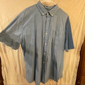 Blue Denim Color Button Up